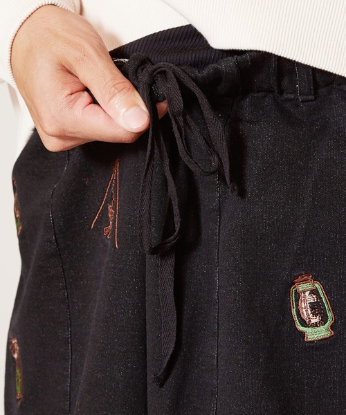 チャイハネ（チャイハネ）の「【チャイハネ】grn×Amina セドキャンMEN'Sワイドパンツ（スウェットパンツ・メンズ・ブラック/インディゴブルー・FREE）」の17枚目の写真