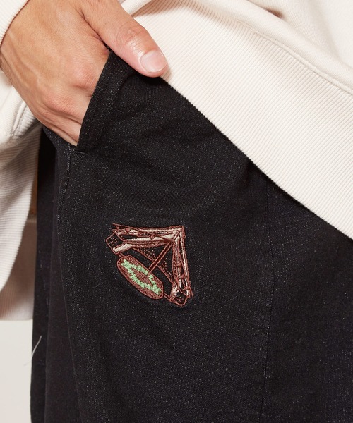 チャイハネ（チャイハネ）の「【チャイハネ】grn×Amina セドキャンMEN'Sワイドパンツ（スウェットパンツ・メンズ・ブラック/インディゴブルー・FREE）」の18枚目の写真