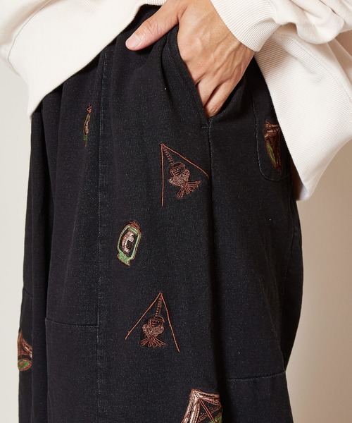 チャイハネ（チャイハネ）の「【チャイハネ】grn×Amina セドキャンMEN'Sワイドパンツ（スウェットパンツ・メンズ・ブラック/インディゴブルー・FREE）」の19枚目の写真