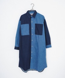 ［grn ジーアールエヌ］8.6oz DENIM / CRAZY CORDUROY / WORK SHIRT DRESS / GL132251Q / GL132252Q