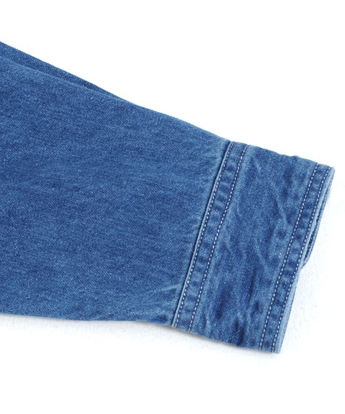grn（ジーアールエヌ）の「［grn ジーアールエヌ］8.6oz DENIM / CRAZY CORDUROY / WORK SHIRT DRESS / GL132251Q / GL132252Q（シャツワンピース・レディース・インディゴブルー/ブルー系その他/ブルー/その他2/その他1・FREE）」の10枚目の写真