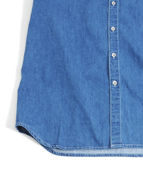 grn（ジーアールエヌ）の「［grn ジーアールエヌ］8.6oz DENIM / CRAZY CORDUROY / WORK SHIRT DRESS / GL132251Q / GL132252Q（シャツワンピース・レディース・インディゴブルー/ブルー系その他/ブルー/その他2/その他1・FREE）」の11枚目の写真
