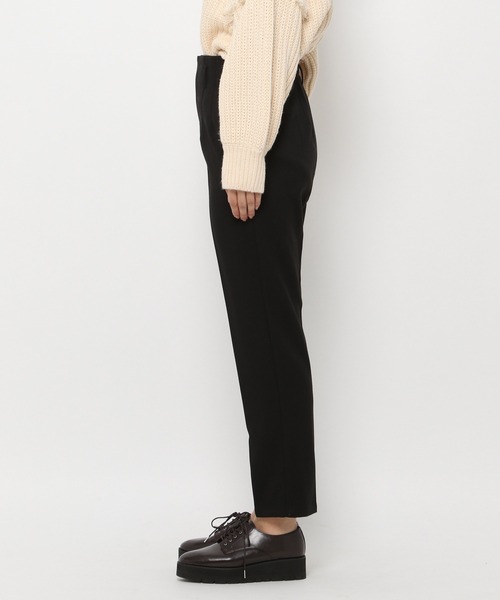 mysty woman（ミスティウーマン）の「スタイルアップテーパーパンツ 257491（スラックス・レディース・ブラック/ブラウン/アイボリー・FREE）」の8枚目の写真