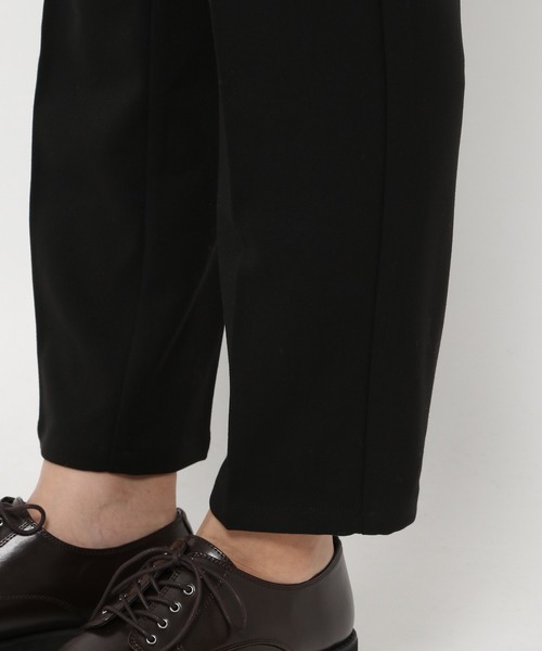 mysty woman（ミスティウーマン）の「スタイルアップテーパーパンツ 257491（スラックス・レディース・ブラック/ブラウン/アイボリー・FREE）」の7枚目の写真