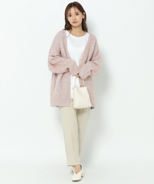 mysty woman（ミスティウーマン）の「スタイルアップテーパーパンツ 257491（スラックス・レディース・ブラック/ブラウン/アイボリー・FREE）」の16枚目の写真