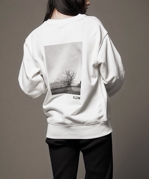 KLON（クローン）の「KLON graphic SWEAT -huge tree- (01)（スウェット・レディース・ホワイト/ブラック・L/M）」の17枚目の写真