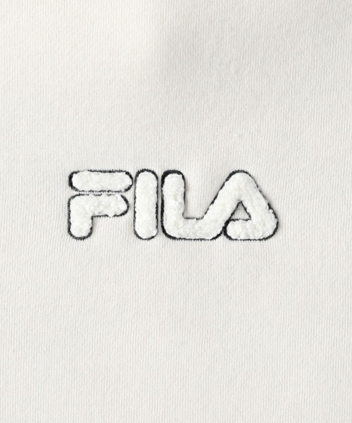 FILA（フィラ）の「【FILA】あったか配色ステッチパーカー（パーカー・レディース・オフホワイト/ブルー/ブラック・M/L）」の18枚目の写真