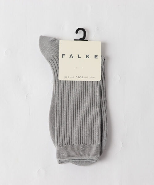 FALKE(ファルケ)の「【FALKE/ファルケ】シャイニーリブソックス(ソックス/靴下・レディース・ブラック/シルバー/キャメル・FREE)」の3枚目の写真