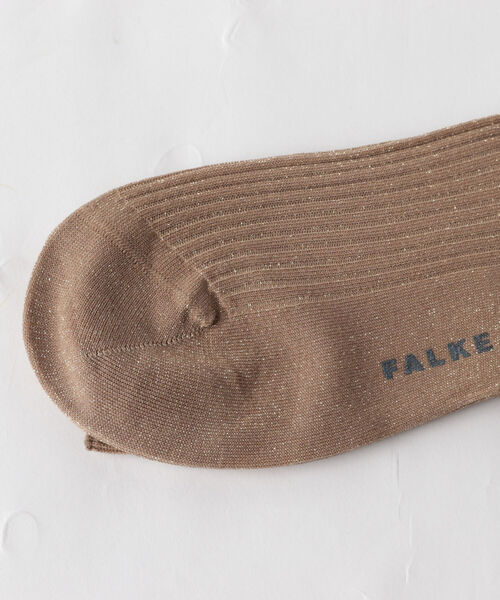 FALKE(ファルケ)の「【FALKE/ファルケ】シャイニーリブソックス(ソックス/靴下・レディース・ブラック/シルバー/キャメル・FREE)」の5枚目の写真