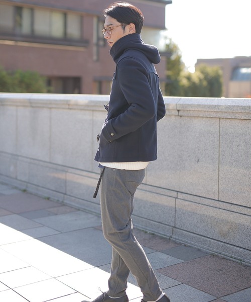 UNION STATION（ユニオンステーション）の「メルトンショートダッフル（ダッフルコート・メンズ・キャメル/ネイビー/チャコールグレー・M/L/LL）」の11枚目の写真