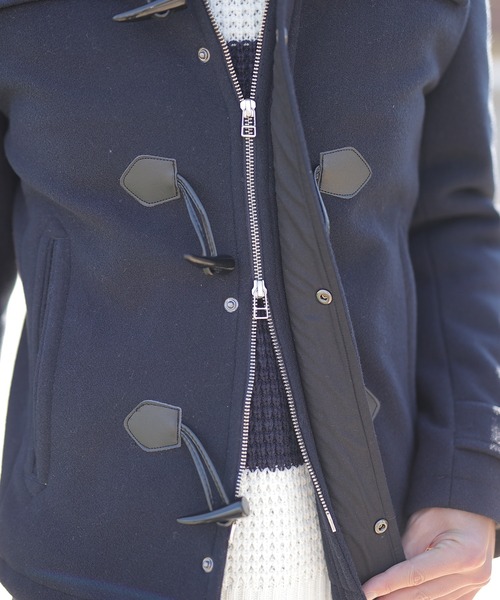 UNION STATION（ユニオンステーション）の「メルトンショートダッフル（ダッフルコート・メンズ・キャメル/ネイビー/チャコールグレー・M/L/LL）」の14枚目の写真