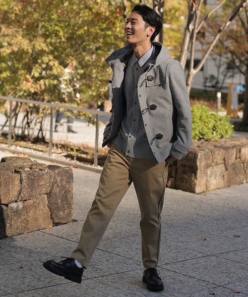 UNION STATION（ユニオンステーション）の「メルトンショートダッフル（ダッフルコート・メンズ・キャメル/ネイビー/チャコールグレー・M/L/LL）」の17枚目の写真