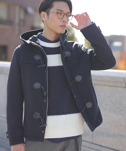 UNION STATION（ユニオンステーション）の「メルトンショートダッフル（ダッフルコート・メンズ・キャメル/ネイビー/チャコールグレー・M/L/LL）」の5枚目の写真