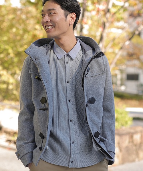 UNION STATION（ユニオンステーション）の「メルトンショートダッフル（ダッフルコート・メンズ・キャメル/ネイビー/チャコールグレー・M/L/LL）」の6枚目の写真