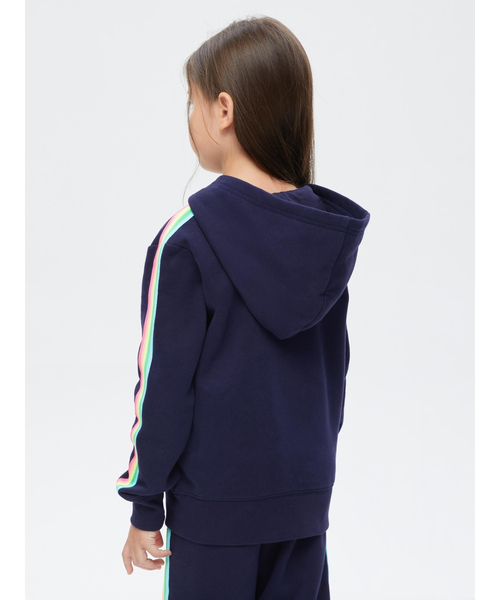 セール】カーボナイズドフリース レインボー GAPロゴ フルジップ