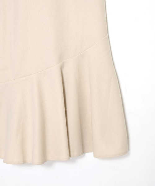 Alley by w closet（アリーバイダブルクローゼット）の「【SETUP対応】【Alley】エコウールキャミワンピース（ワンピース・レディース・ベージュ/モスグリーン・FREE）」の3枚目の写真