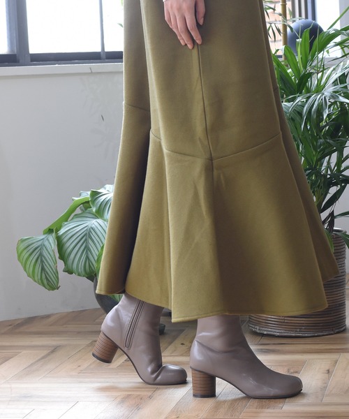 Alley by w closet（アリーバイダブルクローゼット）の「【SETUP対応】【Alley】エコウールキャミワンピース（ワンピース・レディース・ベージュ/モスグリーン・FREE）」の11枚目の写真