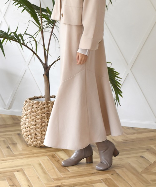 Alley by w closet（アリーバイダブルクローゼット）の「【SETUP対応】【Alley】エコウールキャミワンピース（ワンピース・レディース・ベージュ/モスグリーン・FREE）」の17枚目の写真