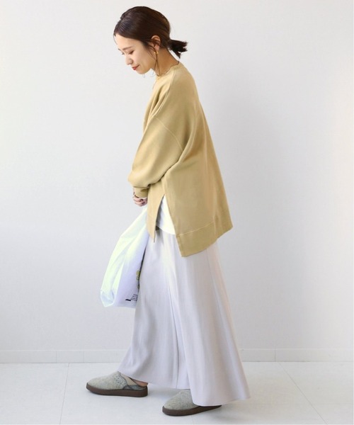 JOURNAL STANDARD relume（ジャーナルスタンダード　レリューム）の「セイヒンゾメカレッジスリットスウェット◆（スウェット・レディース・グレー/ベージュ・FREE）」の9枚目の写真