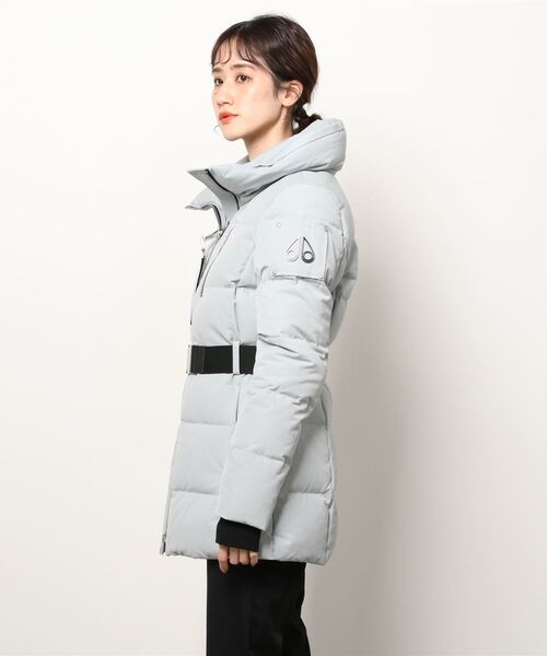 ダウンジャケット ライトグレー　ムースナックルズ ダウンジャケット ライトグレームースナックルズ