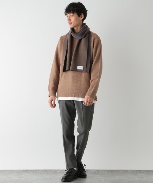 GLOBAL WORK（グローバルワーク）の「フワフワHug meレイヤード/238126（ニット/セーター・メンズ・ベージュ/サックスブルー/その他1/ダークグレー/ブラウン系その他6・SMALL/LARGE/X-LARGE/MEDIUM）」の22枚目の写真