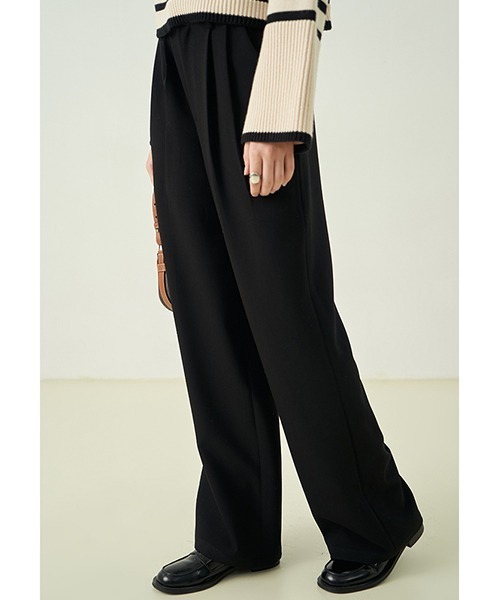 Fano Studios（ファノ ストゥディオズ）の「【Fano Studios】Two tuck standard trousers FD21K041（スラックス・レディース・ブラック・L/S/M）」の14枚目の写真