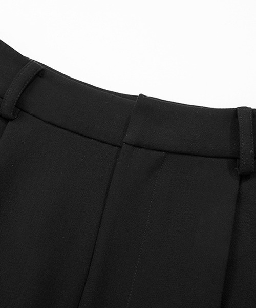 Fano Studios（ファノ ストゥディオズ）の「【Fano Studios】Two tuck standard trousers FD21K041（スラックス・レディース・ブラック・L/S/M）」の6枚目の写真