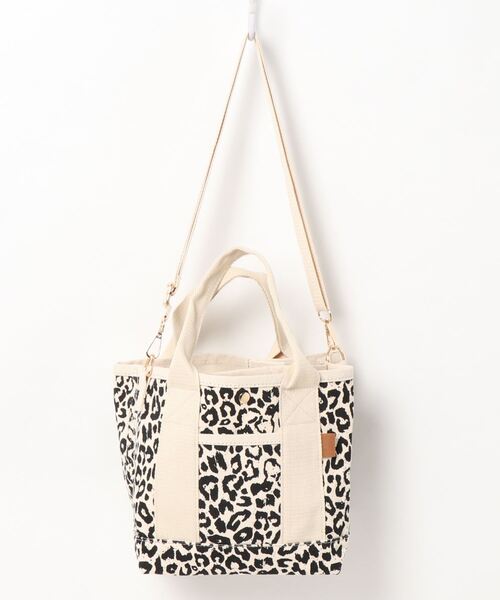 one way（ワンウェイ）の「【oneway】キャンパスミニトート（トートバッグ・レディース・ホワイト/ブラック/ホワイト系その他・FREE）」の2枚目の写真