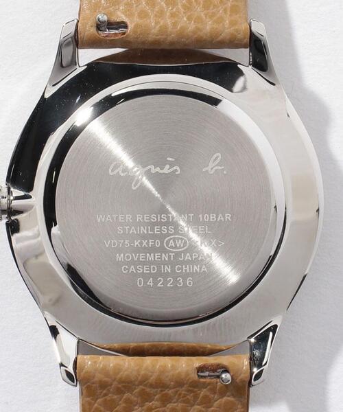 agnes b.（アニエスベー）の「LM02 WATCH  FCRT958（アナログ腕時計・メンズ・ネイビー・UNI）」の6枚目の写真