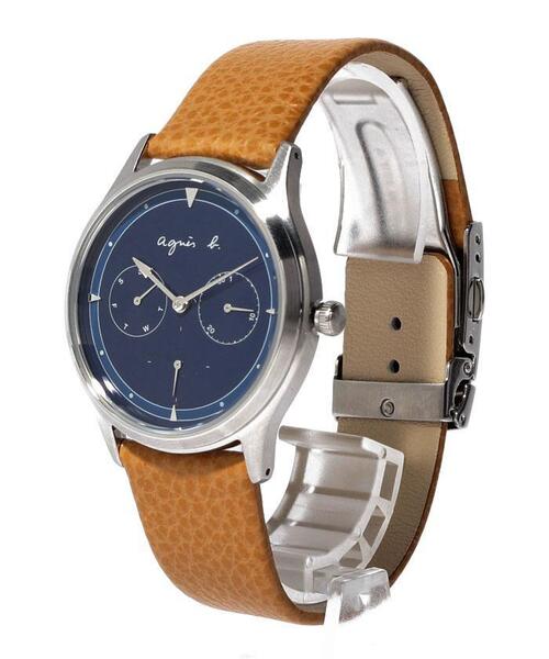 agnes b.（アニエスベー）の「LM02 WATCH  FCRT958（アナログ腕時計・メンズ・ネイビー・UNI）」の11枚目の写真