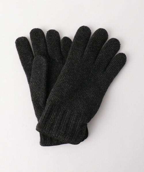 CARIDEI(カリデイ)の「<CARIDEI(カリデイ)>ニット グローブ/手袋(手袋・メンズ・オリーブ/ダークグレー/ベージュ・FREE)」の2枚目の写真