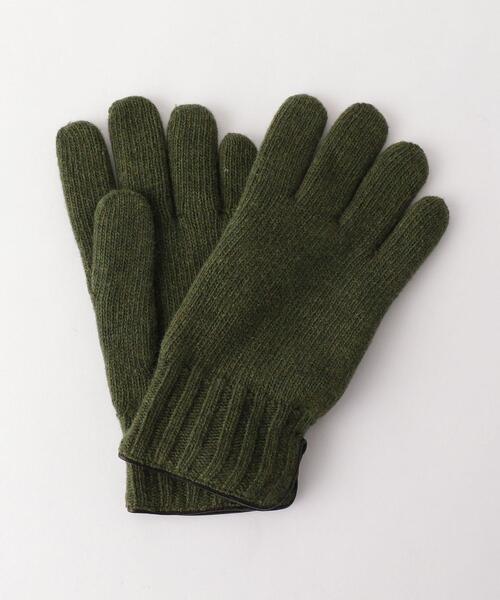CARIDEI(カリデイ)の「<CARIDEI(カリデイ)>ニット グローブ/手袋(手袋・メンズ・オリーブ/ダークグレー/ベージュ・FREE)」の4枚目の写真