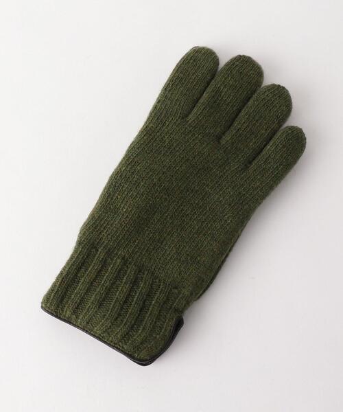 CARIDEI(カリデイ)の「<CARIDEI(カリデイ)>ニット グローブ/手袋(手袋・メンズ・オリーブ/ダークグレー/ベージュ・FREE)」の5枚目の写真