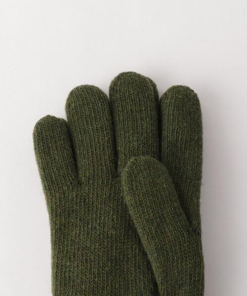 CARIDEI(カリデイ)の「<CARIDEI(カリデイ)>ニット グローブ/手袋(手袋・メンズ・オリーブ/ダークグレー/ベージュ・FREE)」の7枚目の写真