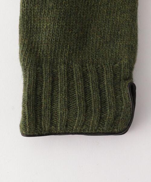 CARIDEI(カリデイ)の「<CARIDEI(カリデイ)>ニット グローブ/手袋(手袋・メンズ・オリーブ/ダークグレー/ベージュ・FREE)」の8枚目の写真