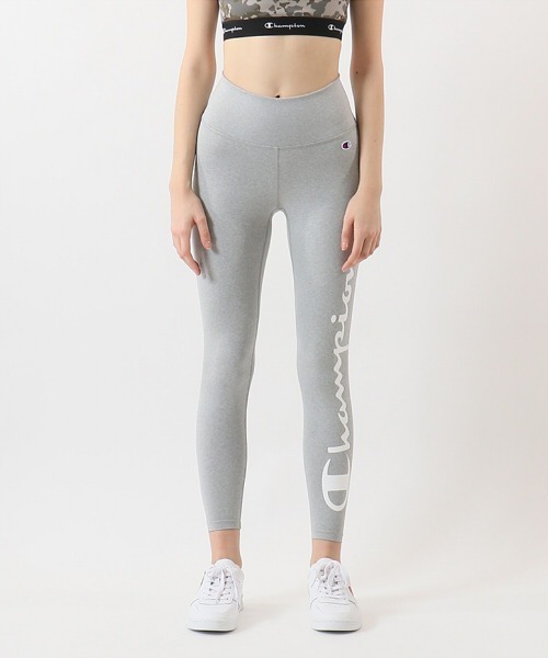 Champion（チャンピオン）の「【Champion/チャンピオン】レディース スポーツ ロングタイツ（レギンス/スパッツ・レディース・ネイビー/グレー/ブラック・MEDIUM/LARGE）」の2枚目の写真