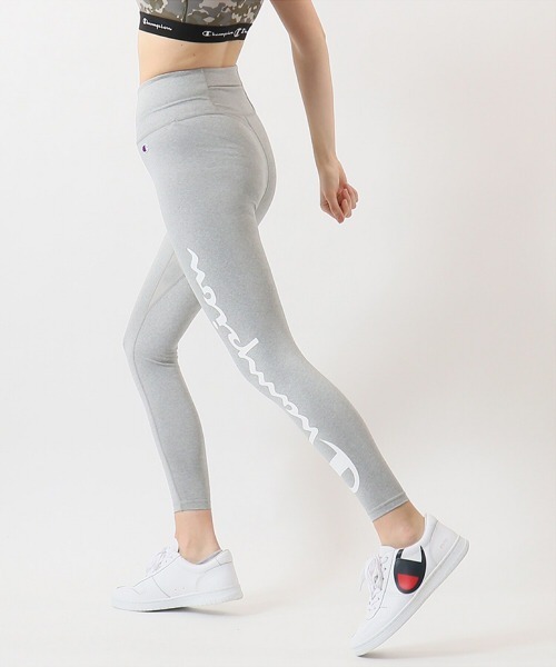 Champion（チャンピオン）の「【Champion/チャンピオン】レディース スポーツ ロングタイツ（レギンス/スパッツ・レディース・ネイビー/グレー/ブラック・MEDIUM/LARGE）」の5枚目の写真