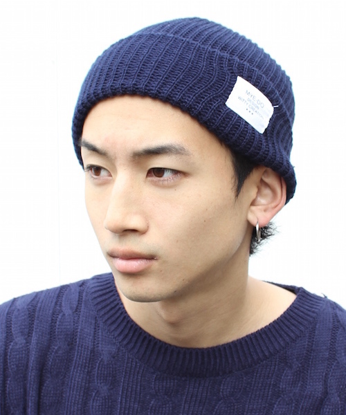 MYE-DO'(マイ・ドゥ)の「ソリッド ニットキャップ / MADE IN USA(ニットキャップ/ビーニー・メンズ・ブラック/グレー/オリーブ/ネイビー/カーキ・FREE)」の1枚目の写真