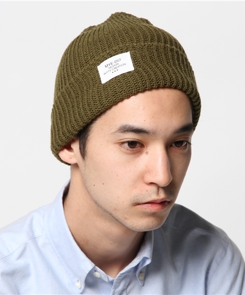 MYE-DO'(マイ・ドゥ)の「ソリッド ニットキャップ / MADE IN USA(ニットキャップ/ビーニー・メンズ・ブラック/グレー/オリーブ/ネイビー/カーキ・FREE)」の10枚目の写真