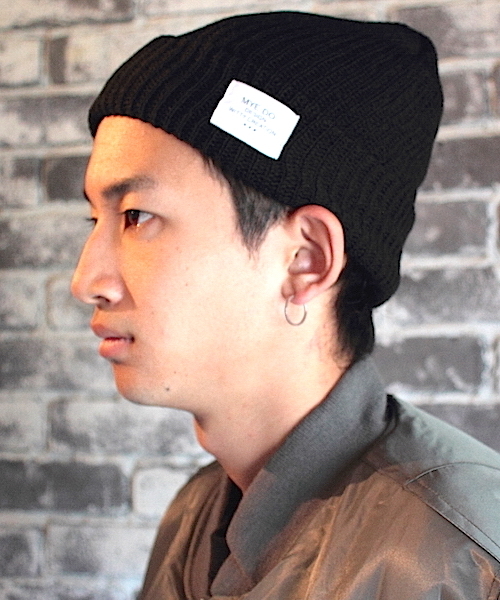 MYE-DO'(マイ・ドゥ)の「ソリッド ニットキャップ / MADE IN USA(ニットキャップ/ビーニー・メンズ・ブラック/グレー/オリーブ/ネイビー/カーキ・FREE)」の11枚目の写真