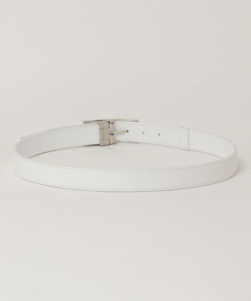 【未着用】マークアンドロナ MARK & LONA メンズ マーカー付き ベルト MARK & LONA（マークアンドロナ）の「Ruler Embossed Belt | MEN
