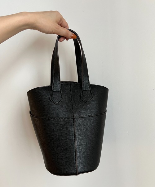 KOBE LETTUCE（コウベレタス）の「2Wayボックスショルダーバッグ（ショルダーバッグ・レディース・アイボリー/ベージュ/ブラウン/ブラック・FREE）」の15枚目の写真