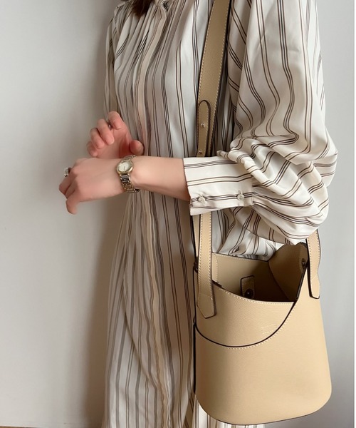 KOBE LETTUCE（コウベレタス）の「2Wayボックスショルダーバッグ（ショルダーバッグ・レディース・アイボリー/ベージュ/ブラウン/ブラック・FREE）」の10枚目の写真