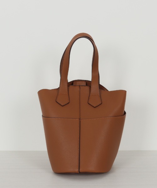 KOBE LETTUCE（コウベレタス）の「2Wayボックスショルダーバッグ（ショルダーバッグ・レディース・アイボリー/ベージュ/ブラウン/ブラック・FREE）」の12枚目の写真