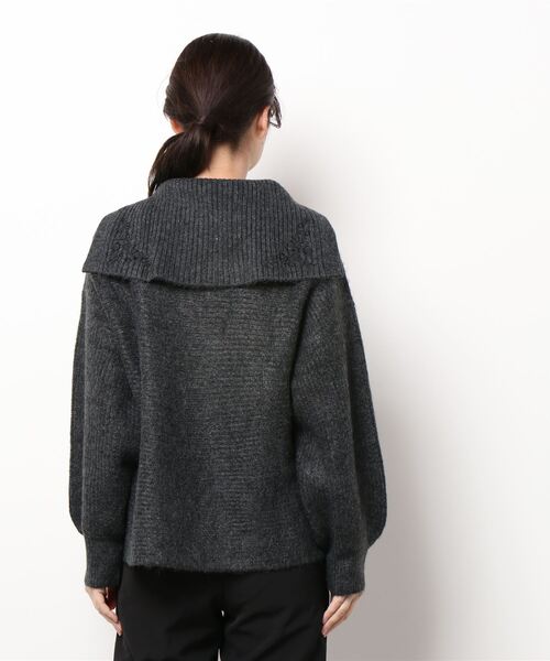 axes femme（アクシーズファム）の「セーラーカラーニットＰＯ（ニット/セーター・レディース・モカ/チャコール/キナリ・FREE）」の4枚目の写真