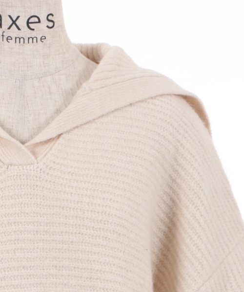 axes femme（アクシーズファム）の「セーラーカラーニットＰＯ（ニット/セーター・レディース・モカ/チャコール/キナリ・FREE）」の14枚目の写真