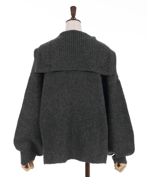 axes femme（アクシーズファム）の「セーラーカラーニットＰＯ（ニット/セーター・レディース・モカ/チャコール/キナリ・FREE）」の21枚目の写真