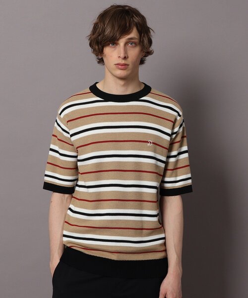 セール ニット セーター マルチボーダー トップス 鹿の子ニットプルオーバー 086 22 01 をセール価格で購入できます Dressterior 鹿の子ニットプルオーバー ニット セーター Dressterior ドレステリア のファッション 通販サイトですの