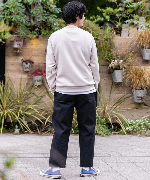 ITEMS URBANRESEARCH（アイテムズ アーバンリサーチ）の「ライトダンボール クルーネックプルオーバー（スウェット・メンズ・ベージュ/チャコールグレー/グレー/ブルー・MEDIUM/LARGE）」の6枚目の写真