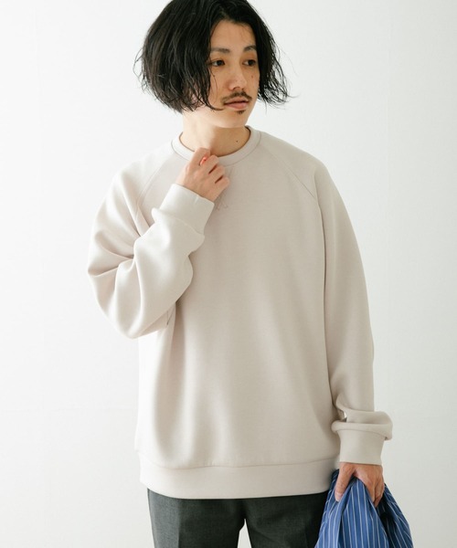 ITEMS URBANRESEARCH（アイテムズ アーバンリサーチ）の「ライトダンボール クルーネックプルオーバー（スウェット・メンズ・ベージュ/チャコールグレー/グレー/ブルー・MEDIUM/LARGE）」の12枚目の写真